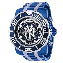 Relgio masculino MLB New York Yankees - 58 mm. Ao. Azul 42787