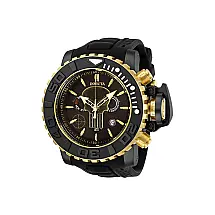 1 EDIÇÃO LIMITADA Invicta Marvel Punisher Quartz Relógio Masculino 58mm Caixa em Aço Inoxidável, Pulseira de Silicone, Preto 26787