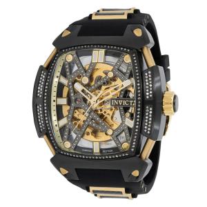 Relógio Masculino Automático Invicta S1 Rally Diablo 0,69 Quilates Diamante, Preto, Ouro 37787