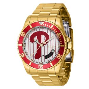 Relgio Masculino MLB Philadelphia Phillies Automtico - 42mm. Ouro 42987