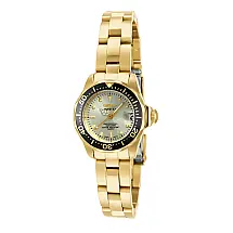 Relógio Feminino Pro Diver, Invicta 14987, Dourado e Preto