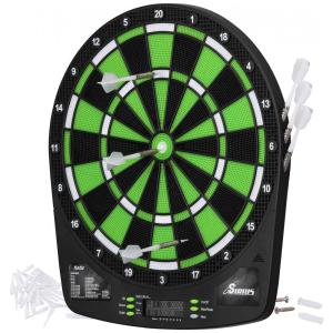 Jogo de Dardos Eletrônico, Alvo Compacto,8 Jogadores, Fat Cat