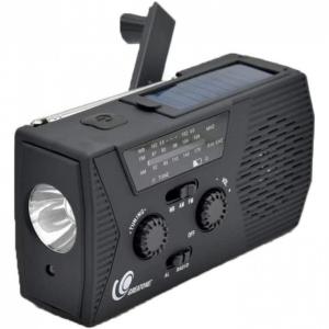 Rádio AM, FM, NOAA Lanterna Lâmpada de Leitura SOS Carregador de Celular Resistente a Água