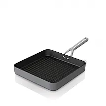 Frigideira Antiaderente Quadrada em Aço Anodizado, Ninja C30528, Preta