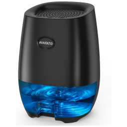 Desumidificador 1000mL, Área 26 m2, AYAFATO, Preto