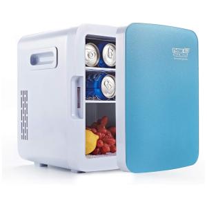 Mini Geladeira Elétrico Aquece e Gela 10 Litros 12V AC DC Sistema Anti Derramamento, 110v, THINK GIZMOS TG717, Azul turquesa