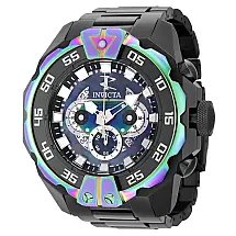 Relgio Reserva Automtico Masculino com Mostrador em Madreprola - 57mm. Preto 40197