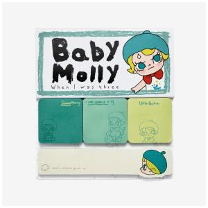 Conjunto de Adesivos da Série Baby Molly When I was Three da Pop Mart Caixa Surpresa
