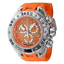 Relgio masculino reserva Ripsaw Swiss ETA G10.212 calibre com mostrador madreprola - 52,7 mm. Laranja 45297