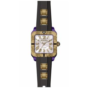 Relgio feminino Subaqua Swiss Ronda 503 calibre com mostrador em madreprola - 36 mm. Preto 44497