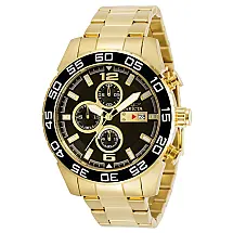 Relógio Masculino de Quartzo Specialty, Invicta 30697, Dourado e Preto
