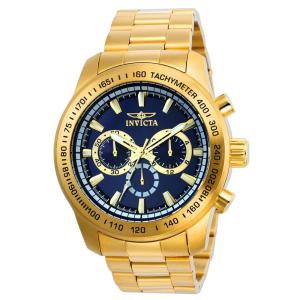 Relógio Masculino Speedway, Invicta 21797, Dourado e Azul