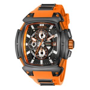 Relgio masculino S1 Rally Diablo - 53 mm. Preto. Laranja 37797