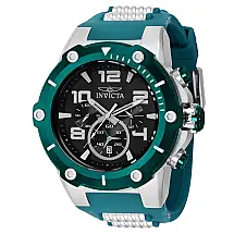 Relgio masculino Speedway - 51,5 mm. Ao. Verde 40897