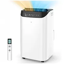 Ar-condicionado Portátil 14000 BTU com Aquecedor, Controle Remoto, Unidade Inteligente de Refrigeração 4 em 1 com Aquecimento, Humhold