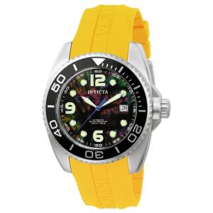 Relgio masculino Pro Automtico com mostrador em madreprola - 45 mm. Amarelo 6997