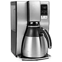 Cafeteira Elétrica Programável Reservatório 1.8L com Tela LCD, 110v, MR. COFFEE 2150023, Prateado