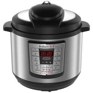 Panela de Pressão Elétrica Instant Pot Lux 80, 6 em 1, Aço Inoxidável, Preto com Prata 110V
