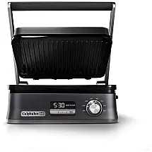 Churrasqueira Elétrica até 8 Hambúrgueres 1500W, aço inoxidável, 110v, CALPHALON CKCLIG1, Preto