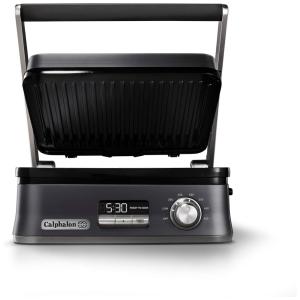 Churrasqueira Elétrica até 8 Hambúrgueres 1500W, aço inoxidável, 110v, CALPHALON CKCLIG1, Preto