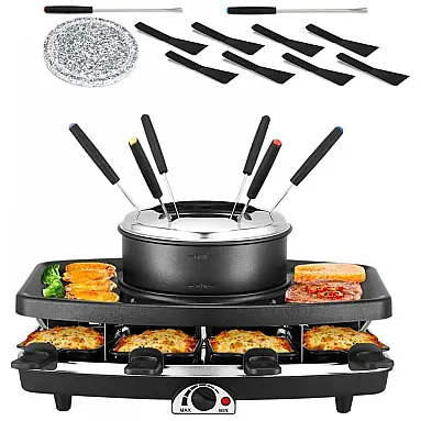 Electric Raclette BBQ Grill with