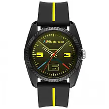 Relógio Masculino de Quartzo, com Pulseira de Silicone, 1006, 1006, BMW 1006, Preto