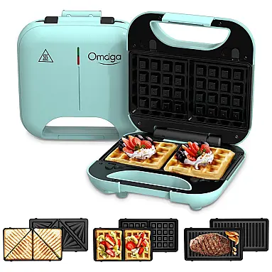 Omaiga Sanduicheira Elétrica Antiaderente 2