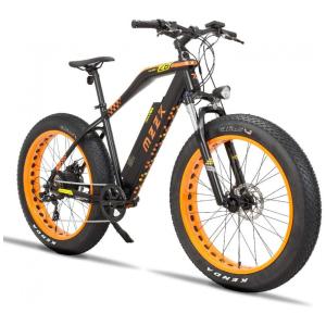 MZZK Bicicleta Elétrica Motorizada 7 Velocidades e 3 Modos, 500W, Preta