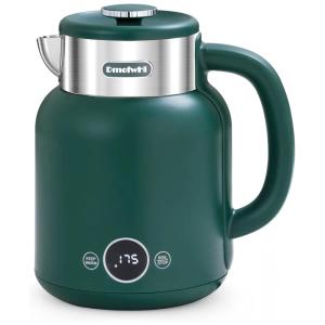 Chaleira Elétrica 1.5L com Controle de Temperatura e Aço Inoxidável, 1200W, 110v, DMOFWHI DEK903, Verde