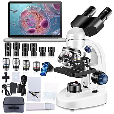 Microscópio Binocular 40X 2000X com