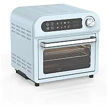 Fritadeira Elétrica Air Fryer sem Óleo 10 L Forno Multifuncional 8 em 1 1500W, 110v, LUCKWIND, Azul