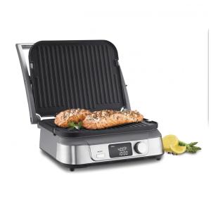 Churrasqueira, ill, Aço Inox, Elétrica, 110v, CUISINART GR 5B, Prateado