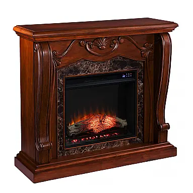 Lareira Elétrica SEI Furniture 115x102cm