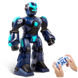 Robô Interativo com Controle Remoto e Sensor Inteligente para Crianças Acima de 3 Anos, HPROMOT, Azul