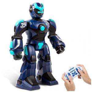 Robô Interativo com Controle Remoto e Sensor Inteligente para Crianças Acima de 3 Anos, HPROMOT, Azul