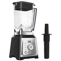 Liquidificador Profissional 2L com 8 Velocidades, Aço Inoxidável, 1450W, 110v, DULLAS, Preto