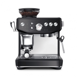 Máquina de Café Expresso Aço Inoxidável com Vaporizador de Leite e Moedor Embutido, 110V 1750W, Breville Sage, Preta