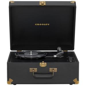 Vitrola Toca Discos Retrô Vitrola, 3 Velocidades com Bluetooth, 110v, CROSLEY CR6253B BK, Preto