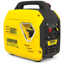 Gerador de Energia Inversor de Combustível Duplo EZ 2000W, Manual e Leve, Champion Power Equipment 100900