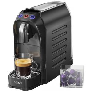Mini Máquina de Café Expresso Compatível Nespresso, Café Lor, 1255W 110V, JASSY, Preta
