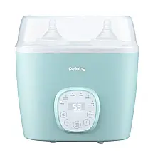 Aquecedor de Mamadeira Digital 6 em 1 com Temporizador, Visor LCD e Função Descongelar Alimentos, BYTANA BW 1, Azul