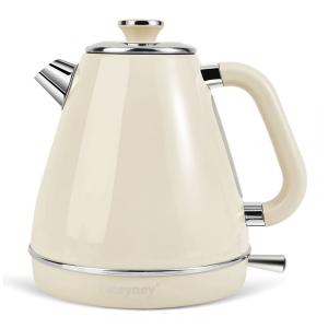 Chaleira Elétrica Retrô Pateyney 1,7 Litros com Termostato 1200W 110V Creme