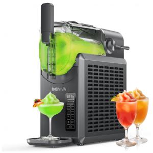 Máquina de Frozen 2 Litros, Sem Necessidade de Gelo, 5 Programas, Autolimpeza - Ideal para Casa e Negócios de Bebidas Congeladas,INOVIVA