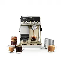 Ninja Luxe Caf Mini Plus with AutoFroth. Amazon Exclusive Bone Champagne Luxe Caf Mini Plus AutoFroth Bone Champagne
