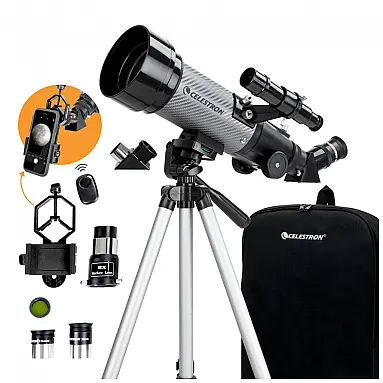 Telescópio Refrator Portátil Celestron 70mm