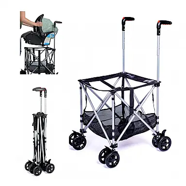 Carrinho Universal Strolyy Preto Compatível