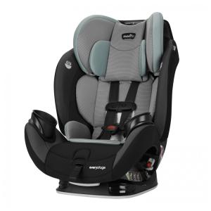 Evenflo EveryStage Cadeira de Bebê para Carro Conversível Cresce com a Criança até 54 kg, Preta