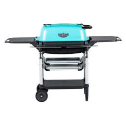 Churrasqueira a Carvão Portátil com Mesas Laterais, PK GRILLS PK300 AF TC, Azul