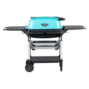 Churrasqueira a Carvão Portátil com Mesas Laterais, PK GRILLS PK300 AF TC, Azul
