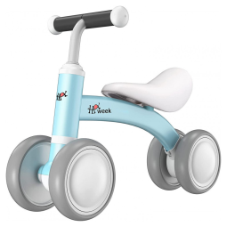 Bicicleta sem Pedal Infantil para Bebês de 1 a 3 anos, HAWEEK, Azul